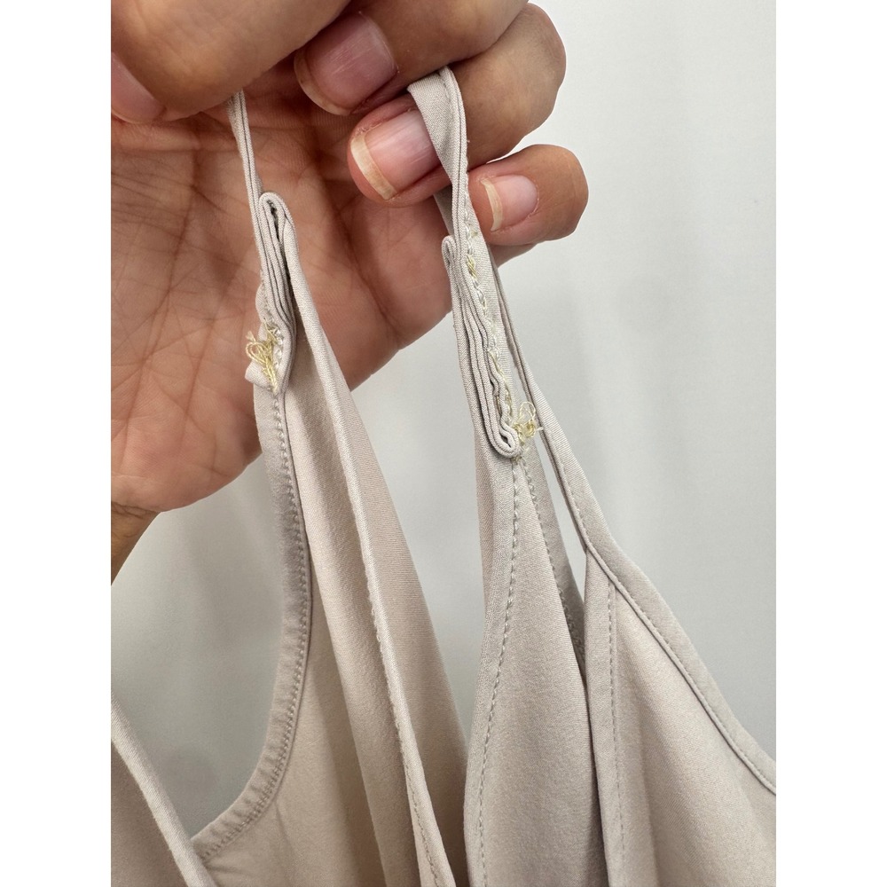 Vuori Villa Cami Women L Tan V-Neck Straps Shortened - Picture 10 of 11
